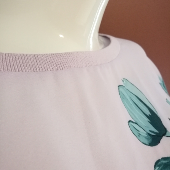 2X LE CHATEAU Floral Dolman Blouse - Picture 6 of 8